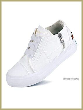 Canvas Wedge Sneakers for Women Hidden Heel Non Slip Platform Shoes